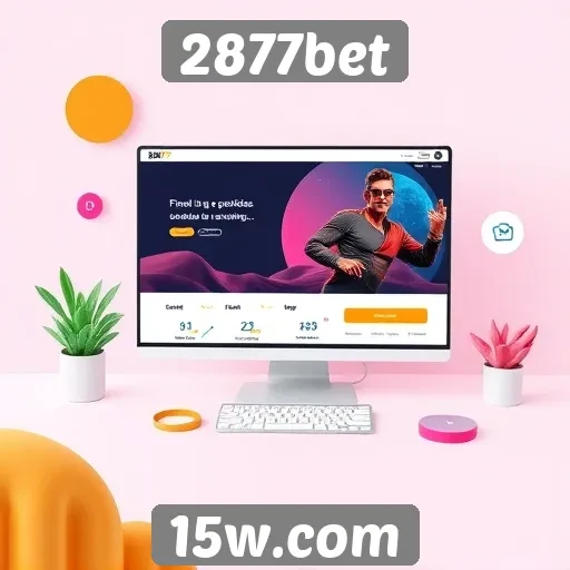 Tendências no design do site 2877bet